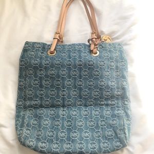 Michael Kors denim bag